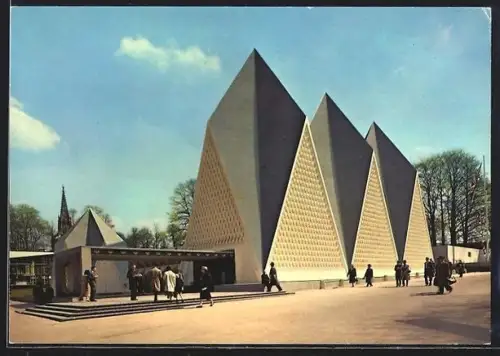 AK Bruxelles, Exposition Universelle 1958, Pavillon de la Grande Bretagne, Ausstellung