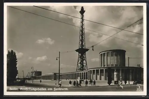 AK Berlin, Partie bei den Ausstellungshallen am Funkturm