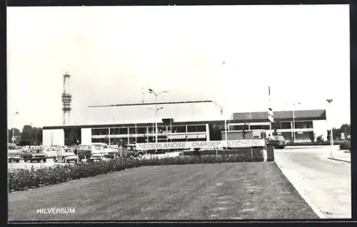 AK Hilversum, Gebäude der Rundfunkanstalt Nederlandse Omroep Stichting