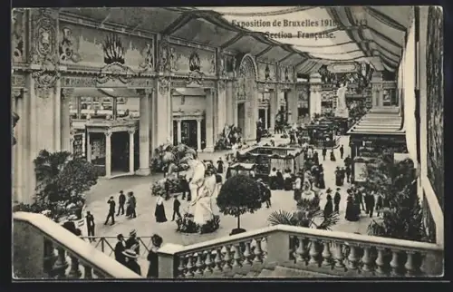AK Bruxelles, Exposition 1910, Section Francaise
