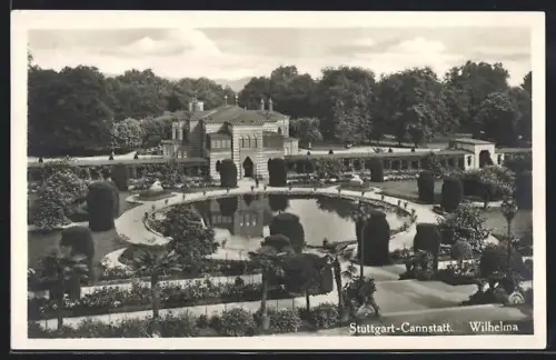 AK Stuttgart-Cannstatt, Wilhelma, Gartenanlage und Gebäude