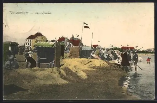 AK Travemünde, Strandpartie
