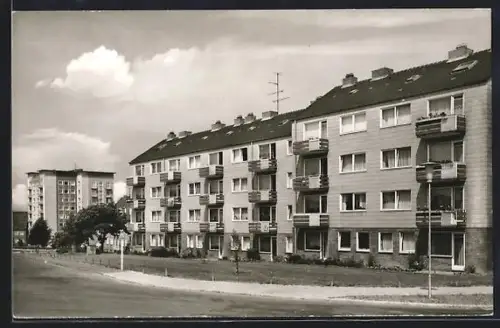 AK Schwarzenbek, Frankfurter Strasse, Wohnhäuser