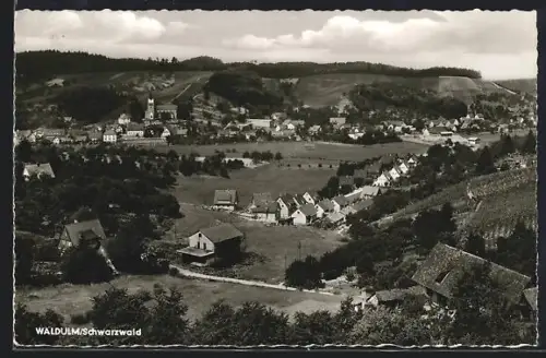 AK Waldulm /Schwarzwald, Ortsansicht aus der Vogelschau