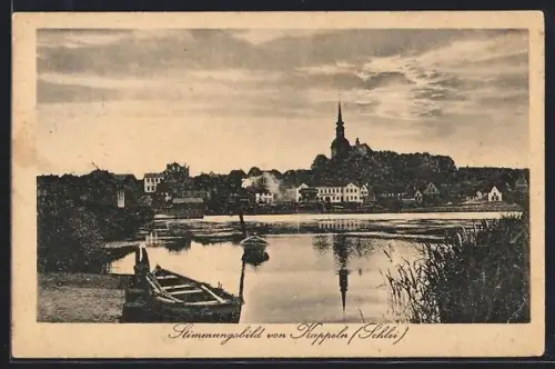 AK Kappeln /Schlei, Stimmungsbild, Ortspanorama