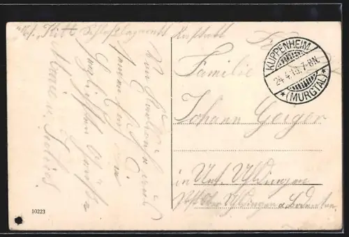 AK Rastatt, Einsiedlerkapelle und Wasserturm