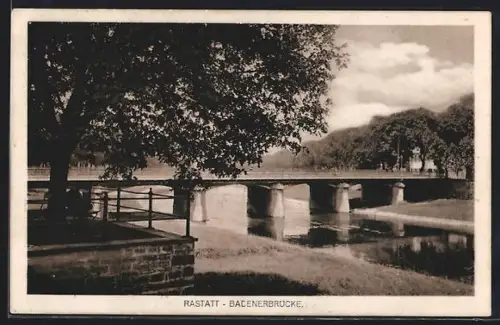 AK Rastatt, Badenerbrücke