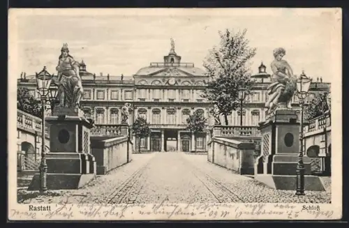 AK Rastatt, Zufahrt zum Schloss