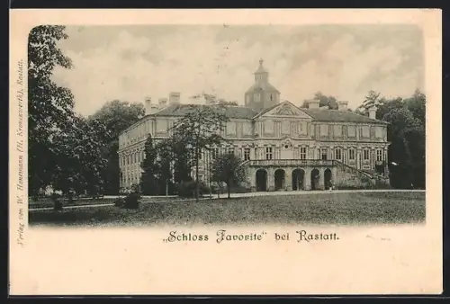 AK Rastatt, Partie am Schloss Favorite
