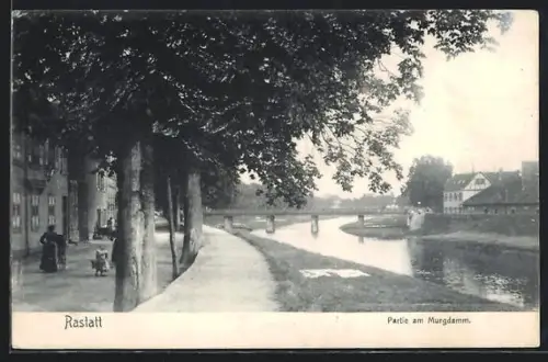 AK Rastatt, Partie am Murgdamm