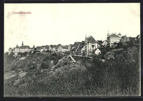 AK Langenburg, Blick in den Ort