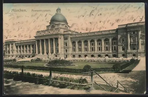 AK München, Partie am Armeemuseum