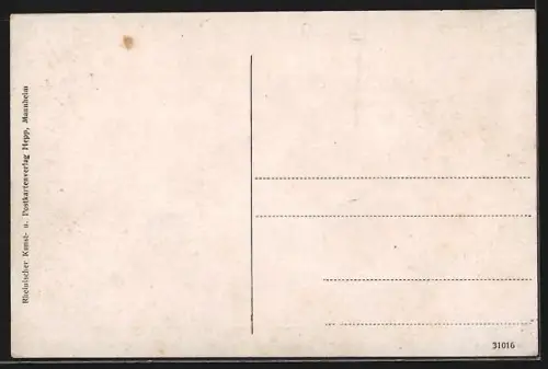 AK Rastatt, Blick zum Schloss