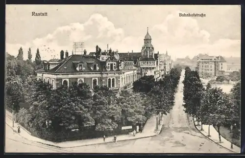 AK Rastatt, Bahnhofstrasse