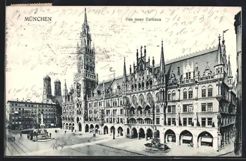 AK München, Das neue Rathaus