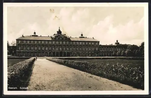 AK Rastatt, Blick zum Schloss