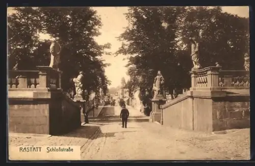 AK Rastatt, In der Schlossstrasse