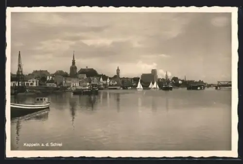 AK Kappeln a. d. Schlei, Schleipartie im Ort