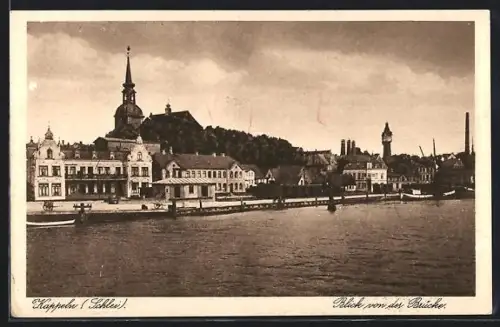 AK Kappeln /Schlei, Blick von der Brücke