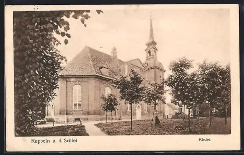 AK Kappeln a. d. Schlei, Blick zur Kirche