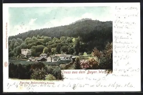 AK Zwiesel /Bayer. Wald, Pension Rabenstein