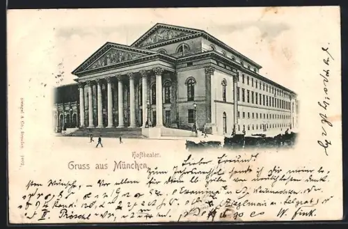 AK München, Partie am Hoftheater