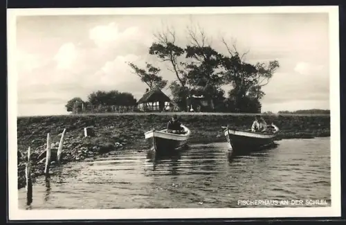 AK Kappeln /Schlei, Fischerhaus an der Schlei