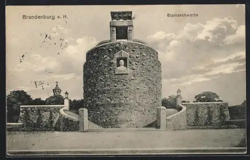 AK Brandenburg a. H., Bei der Bismarckwarte