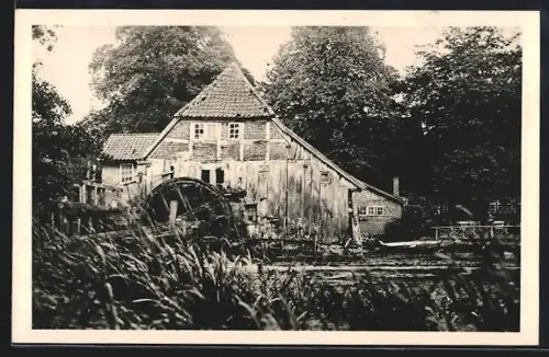 Foto-AK Sachsenwald, Blick zur Grandermühle