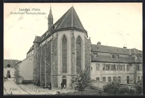 AK Landau /Pfalz, Katholische Stadtpfarrkirche