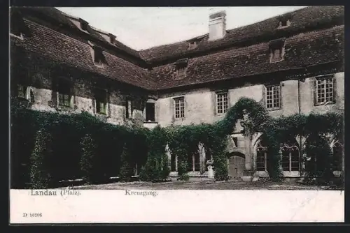 AK Landau /Pfalz, Am Kreuzgang