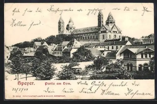 AK Speyer, Partie am Dom