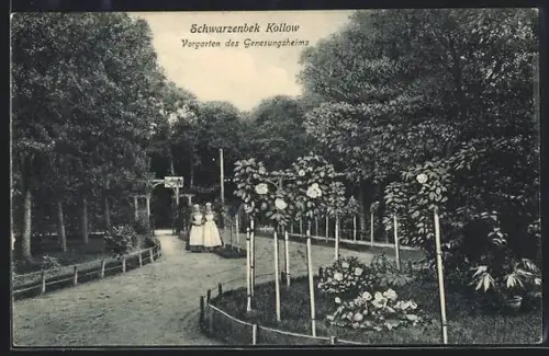 AK Schwarzenbek Kollow, Vorgarten des Genesungsheims