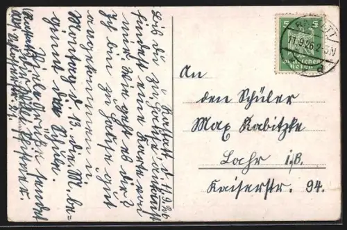 AK Rastatt, Blick zum Schloss