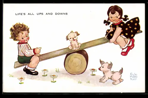 Künstler-AK sign. Fredo Rose: Life`s all ups and downs