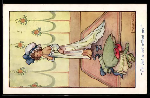 Künstler-AK sign. Phyllis M. Palmer: I`m just so sad without you