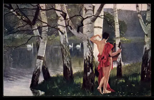 Künstler-AK sign. Armbrust: Anakreon