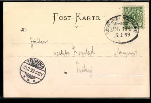 Künstler-AK sign. R. von Rozynski: `s Lorle