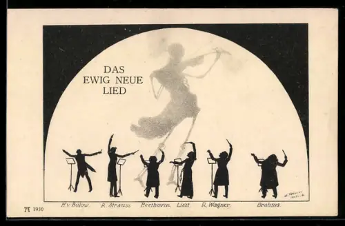 Künstler-AK sign. W. Bithorn: Das ewig neue Lied