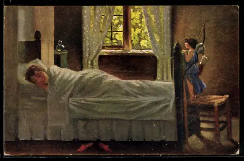 Künstler-AK sign. Dykmans: Liebestraum