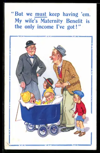 Künstler-AK Donald McGill: But we must keep having `em...