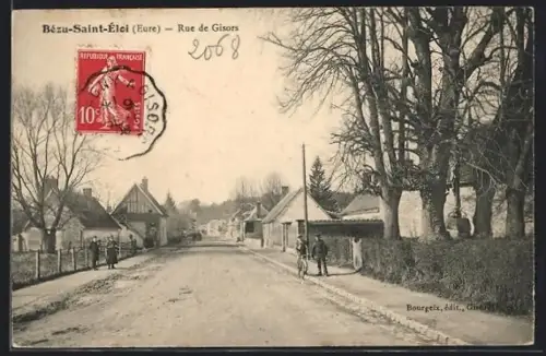 AK Bézu-Saint-Éloi /Eure, Rue de Gisors
