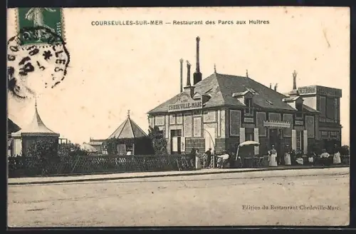 AK Courseulles-sur-Mer, Restaurat des Parcs aux Huîtres