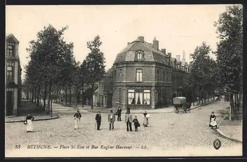 AK Béthune, Place Saint-Éloi et Rue Eugène Haynaut