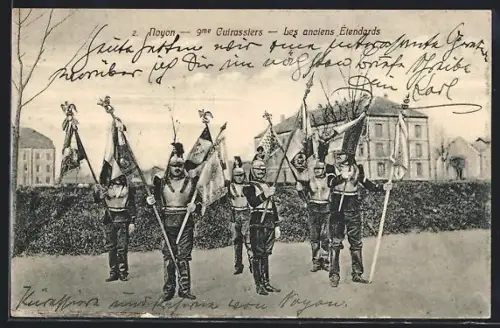 AK Noyon, 9me Cuirassiers, Les anciens Étendards