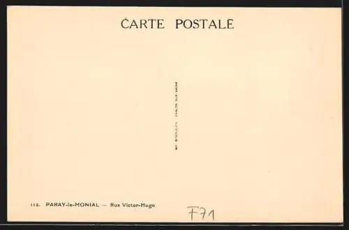 AK Paray-le-Monial, Rue Victor-Hugo