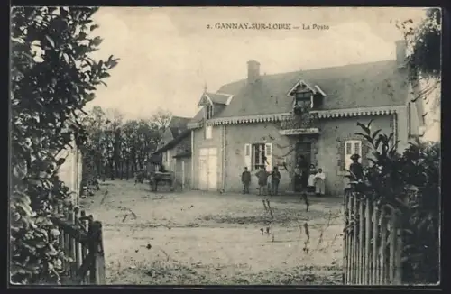 AK Gannay-sur-Loire, La Poste