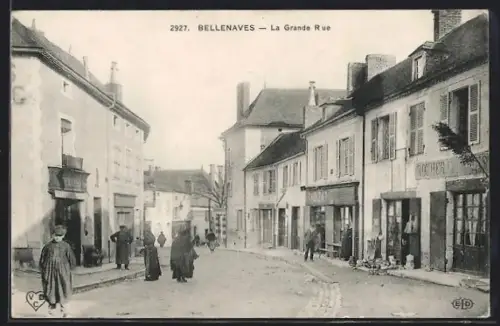 AK Bellenaves, La Grande Rue