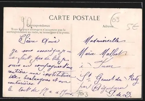 AK Bellenaves, La Grande Rue