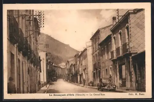 AK Le Bousquet d`Orb /Hérault, La Grand`Rue